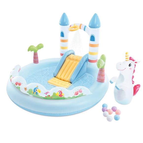 Centro Juegos Alberca Inflable Castillo Unicornio