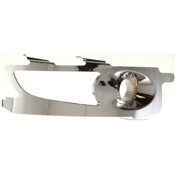 Fog Light Trim Compatible with 2008-2013 Buick Enclave Front, Right Passenger Chrome