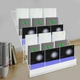 thumbnail image 4 of Miumaeov 6 Tier Wire Countertop Rack Comic Book Holders Wide Wire Magazine Rack Tabletop Display Stand for omics, Brochures, Cards, 4 of 11