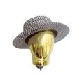 thumbnail image 4 of HILABEE Hat Rack Wall Mounted Model Mannequin Head Metal Decorative Hanger Display Stand Gold, 4 of 8