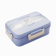 thumbnail image 1 of Bento Box Adult All-In-One Umami on Sale Bento Lunch Box Box Lunch Box with 3 Compartment for Kids and Adults Leakproof Lunch Containers Lunch Box Made By Wheat Fiber Material with Spoon & Fork, 1 of 9