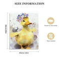 thumbnail image 2 of Nawypu  Yellow Duck Canvas Wall Art Abstract Animal Picture for Wall Decor Little Duck Wearing Wreath Poster Painting Modern Framed Farm Animal Artwork for Baby Room Bathroom Nursery, 2 of 5