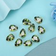 thumbnail image 3 of Diamantes De Imitación De Circón Para Coser Accesorios De Ropa Diy 10Pcs Costura Zircon Rhinestones Golden Claw DIY Bowknot Ropa Accesorios 7x10mmGreen ANGGREK Otros, 3 of 8