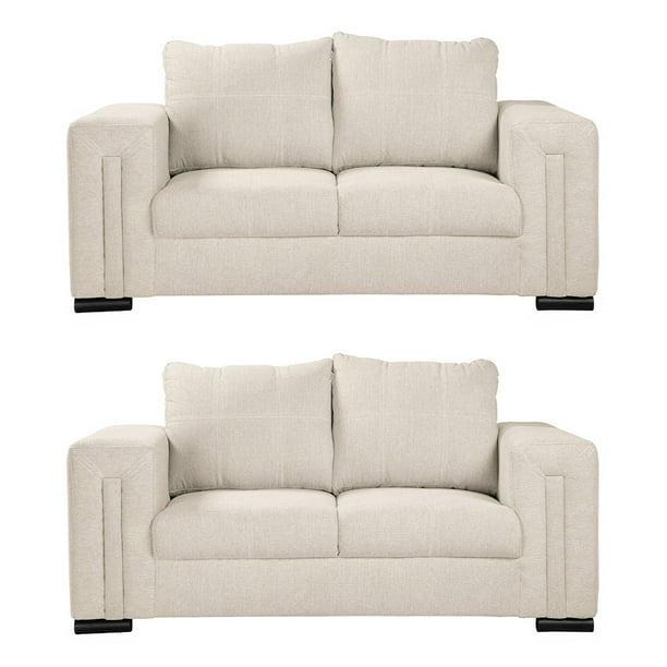 Sala 2-2 TRINITY Taos ( 2 piezas Love Seat ) Crema