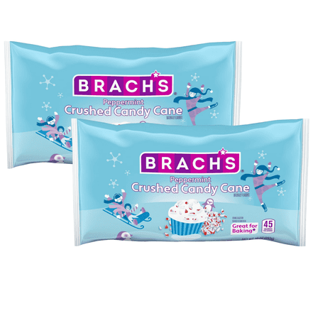 2 Pack Brach's Peppermint Crushed Candy Cane Pieces 10oz