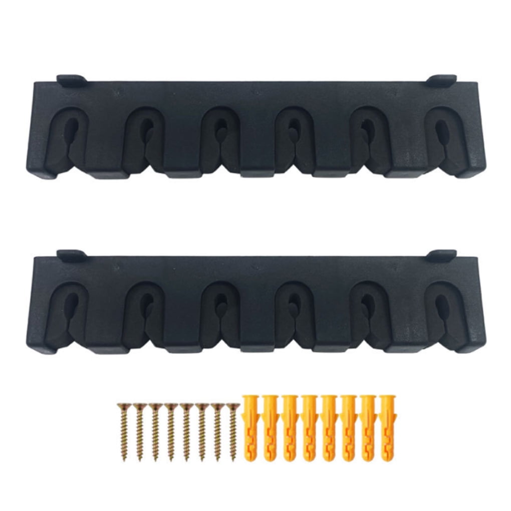 Fishing Rod Holder Wall Mounted Garage Car Home Horizontal Pole Storage