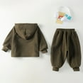thumbnail image 6 of Esaierr Kids Baby Boys Girls 2Pcs Sweatshirt Jogger Pants Tracksuits Set Toddler Fall Winter Sweat Suits Hooded Sweatsuit+Sweat Pant Set,Little Boys Girls Casual Active Tracksuits,Size 1-10Y, 6 of 8