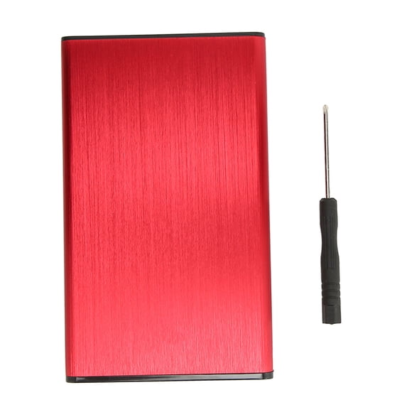 Boîtier de Disque Dur Portable USB 3.0 2.5 Pouces Aluminium avec Indicateur de Statut LED, Support Capacité 2 To, Taux de Transfert 6Gbps