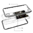 thumbnail image 4 of Compatible Case for Samsung Galaxy A10e Case 3N1 Series Diamond Quicksand Cute Phone Cover - Black, 4 of 4