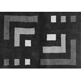 thumbnail image 1 of Ahgly Company Indoor Rectangle Abstract Gray Modern Area Rugs, 2' x 5', 1 of 4