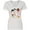 AA-White, variant on Inktastic Astronaut Valentine Outer Space Hearts Women's V-Neck T-Shirt