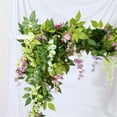 thumbnail image 7 of Artificial Garland Simulation Wisteria Flower DIY Wall\-Mounted Rattan Decoration Home Door And Window Wedding Party Supplies white, 7 of 7
