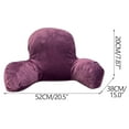thumbnail image 3 of Kezqiaxn Large Reading Pillow Clearance! Tv Relaxs Sitting Pillows - Back Rests Pads With Arms for Adults Teens Kids - for Back, Pregnancy Lumbar, Head Neck Coccyx Support Plush Cushion Purple, 3 of 5