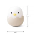 thumbnail image 4 of Luz De Noche LED Touch Eggshell Chick Lámparas de noche USB Decor Lightings para habitación (luz blanca), 4 of 4