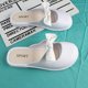 thumbnail image 3 of Zapatillas con punta cubierta estilo niña, moda exterior, color liso, pantuflas con lazo, sandalias planas, 3 of 6