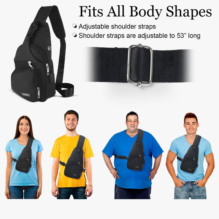 Hengguang Waterproof Sling Bag, Crossbody Chest Backpack  display picture 1