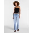 thumbnail image 2 of No Boundaries Straight Leg Jeans, 31.5'' Inseam, Women's 00-20, 2 of 5