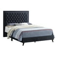 thumbnail image 2 of Glory Furniture Alba Velvet Upholstered King Bed in Black, 2 of 5