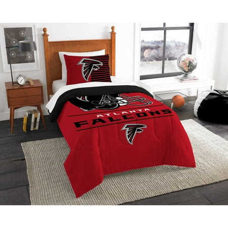 Atlanta Falcons Body Pillow - Atlanta Falcons Twin Comforter & 1- Pillow Sham (2 Piece Bedding Set)