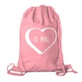 thumbnail image 1 of Valentine's Day Bags, Cotton Drawstring Cinch Backpacks, Valentines Day Gift Bags, 1 of 2
