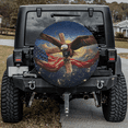 thumbnail image 2 of Lotusprinthandmade Beautiful Dragonfly Spare Tire Cover With Backup Camera Hole 6 Sizes, 2 of 7