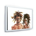 thumbnail image 3 of Designart 'Portrait of African American Couple' Modern Framed Canvas Wall Art Print, 3 of 5