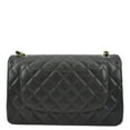 thumbnail image 4 of Pre-Owned CHANEL Classic Jumbo Double Flap Quilted Caviar Leather Crossbody Bag Black, 4 of 13