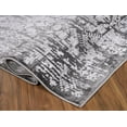 thumbnail image 4 of Hypnos Collection Dark Grey and Cream Abstract Area Rug 7'11" x 10'6" Rectangle, 4 of 6