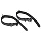thumbnail image 3 of Collar para perro con correa reflectante de camuflaje, forro cómodo con etiqueta de identificación en blanco, patrón disruptivo negro/gris, 2 uds., 3 of 5