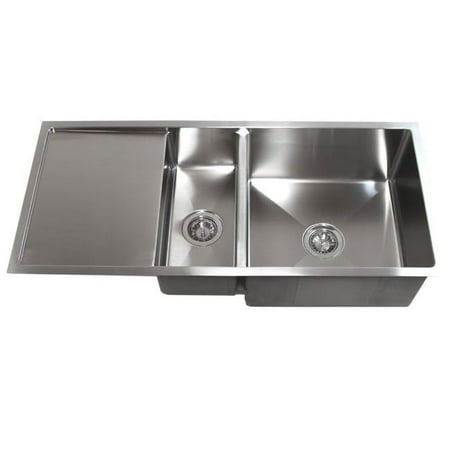 Contempo Living Inc 42 Inch Double Bowl Undermount 15mm Radius