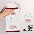 thumbnail image 4 of Festive Holiday Snowman and Fir Tree Patterned Kitchen Towels for Seasonal and Drying Dishes, 4 of 6