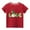 Red, variant on Wavsuf Kids T-Shirts Boy and Girl Summer Printed Casual St.Patrick's Day Red Shirts Size 5 Years