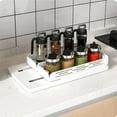 thumbnail image 1 of WRXMIJNHGSA Food Storage Under $10 1/2 Layer Rotating Rack Organizer Home Kitchen Rotating Rack For Pantry Seasoning Bottle Rack Storage Kitchen Seasoning Rack Adjustable Width, 1 of 3