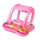 thumbnail image 1 of Flotador de piscina divertido con dosel, flotador inflable de dibujos animados para nadar, juguete acuático para parque acuático, playa al aire libre Con campana sin asa, 1 of 9