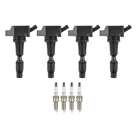 maXpeedingrods UF764 Set of 4 Ignition Coil Pack and Iridium Spark Plugs Fit for Kia Sorento Optima Sportage, for Hyundai Sonata Santa Fe Tucson L4 2.0L 2.4L, Ignition Coil Kit Replaces UF-764