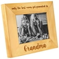 thumbnail image 3 of Americanflat 4x6 Frame engraved grandma photos sized inches elegant natural design construction photographs blonde, 3 of 6