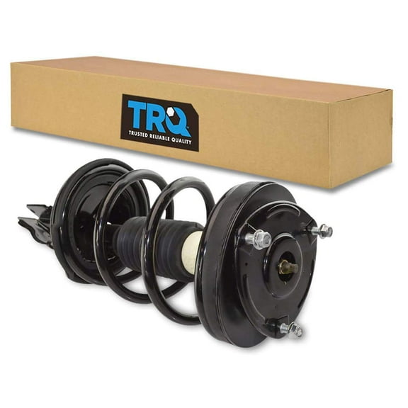 TRQ Front Left Complete Strut & Coil Spring Assembly Drivers Side Fits Select 2007-2008 Hyundai Entourage 2006-2014 Kia Sedona