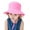 Pink, variant on Kids Summer Bucket Hat Wide Brim Fishman Cap with Adjustable Chin Strap Toddler Boys Girls Outdoor Beach Sun Hat