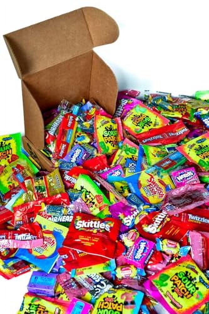 Assorted Bulk Candy Variety Pack-10 Flavors 5 Lbs Individually Wrapped Mixed Candy, Pinata Candy Bags, Fruit Mix Candy Packs For Classroom, Office, Birthday Parties, Kids, College Students & Adults
