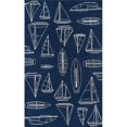 thumbnail image 1 of Momeni VERANVR-70NVY3959 Veranda Traditional Rectangle Area Rug, Navy - 3 ft. 9 in. x 5 ft. 9 in., 1 of 1