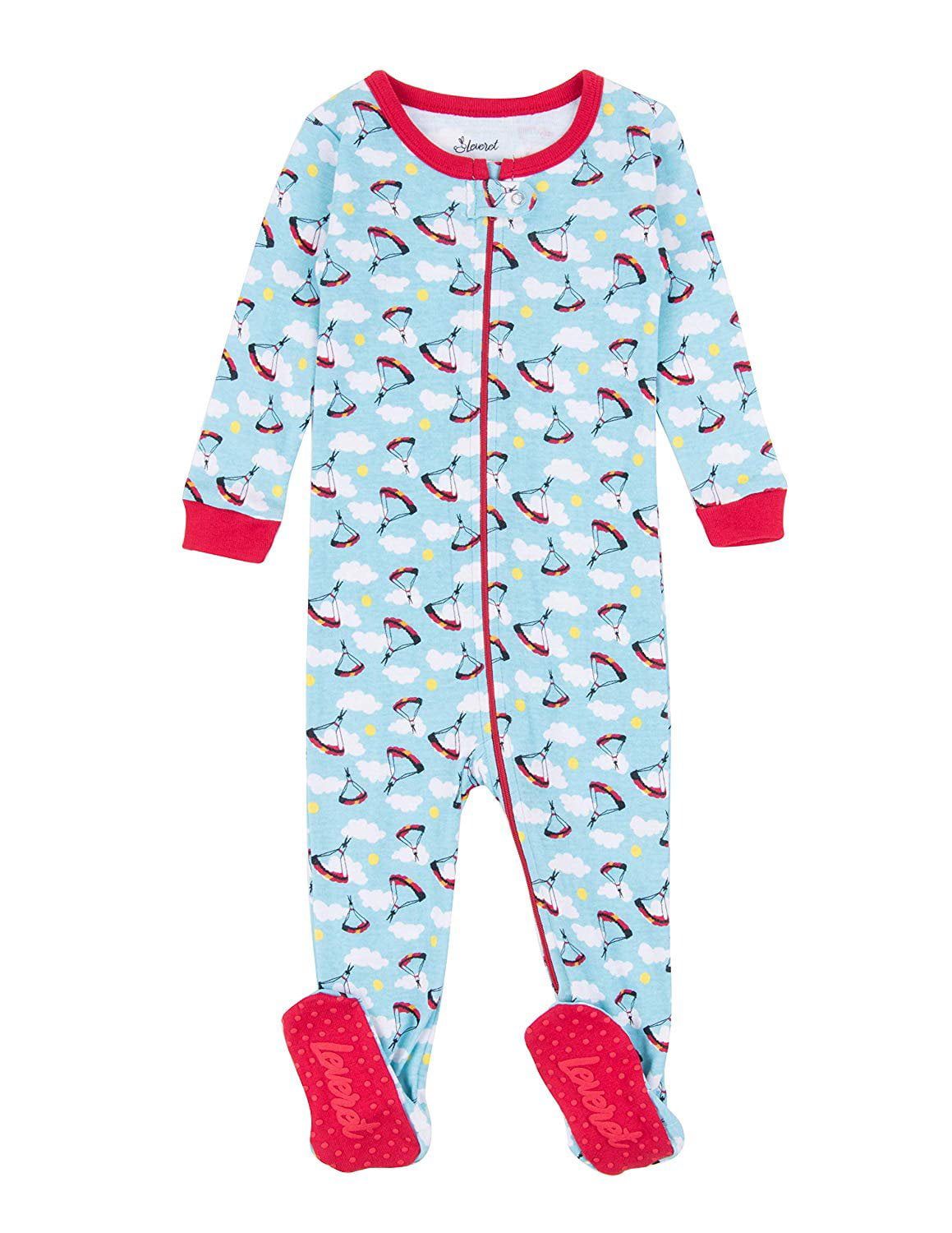Leveret - Leveret Kids Pajamas Baby Boys Girls Footed Pajamas Sleeper ...