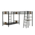 thumbnail image 4 of MERAX  L-Shaped Twin over Twin Bunk Bed with Twin Loft Bed with Desk and Shelves, 4 of 5