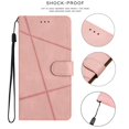 thumbnail image 2 of Jiahe Cover Fit for iPhone 14 Pro Synthetic Leather Wallet Case with Card Holder,Flip Folio Magnetic Closure,Kickstand,Wrist Strap Cover Case for iPhone 14 Pro, Rosegold, 2 of 9