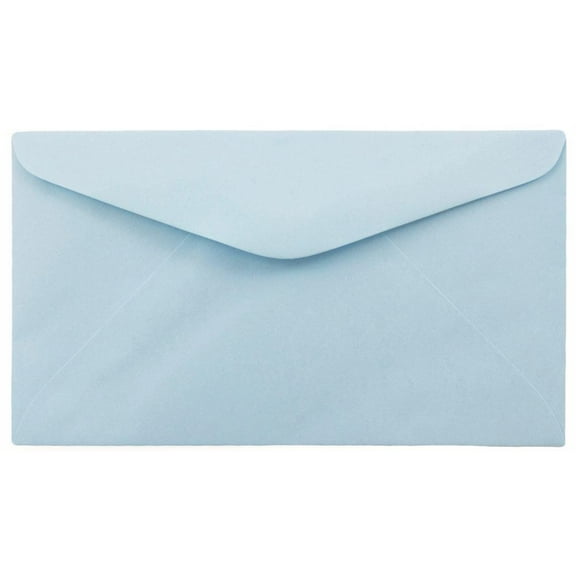JAM Paper #6 3/4 Envelopes, 3.6x6.5, Light Blue, 250/Pack
