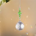 thumbnail image 4 of Peggybuy Transparent Ball Crystal Light Catching Jewelry Hangable for Living Room (Green), 4 of 7