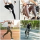 thumbnail image 5 of Sonducket Pantalones de cintura alta para correr, mallas de entrenamiento, elásticos, transpirables, para viajar, hasta el tobillo, pantalones de Prendas para la parte inferior del cuerpo Negro S, 5 of 6
