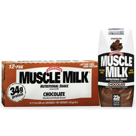 CytoSport Muscle Milk RTD High Protein Shake Chocolate 17 fl oz 500ml