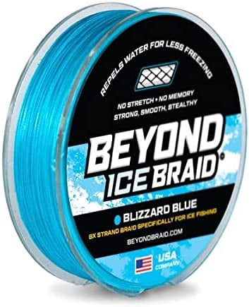 Beyond ICE Braid 100 Yard Spool - Blizzard Blue 100 Yards 10LB