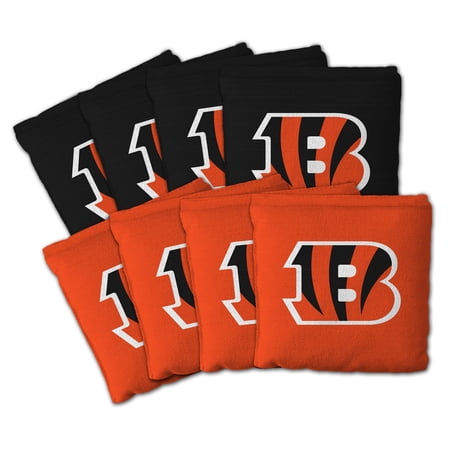 Cincinnati Bengals 8pk Licensed Cornhole Bags
