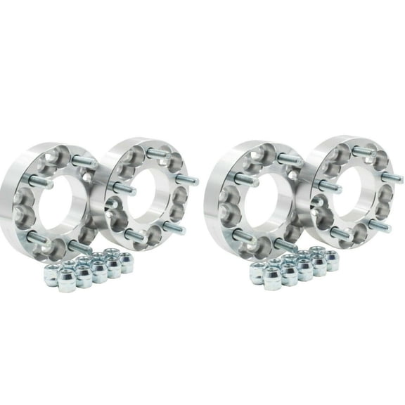 5x4.5 to 5x112 Wheel Adapters 1.25" Compatible with 5x112 Wheels on 5x114.3 Cars 12x1.5 Grade 12.9 Studs Set of 4